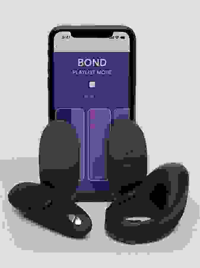 We-Vibe Tease Us Bond and Moxie Vibrating Cock Ring and Knicker Vibrator Set, Black, hi-res